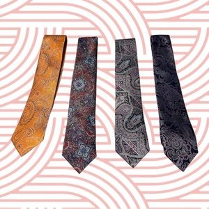 Men’s Paisley Assorted Tie Bundle